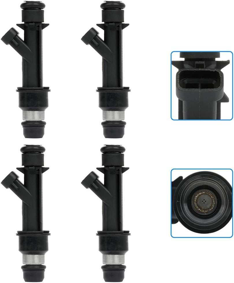 Fuel Injectors Kits,SCITOO 4 Hole 12571863 Fuel Injector for 2003 2004 2005 for Chevrolet for Cavalier 2003 2004 2005 for Pontiac Sunfire (Set of 4)