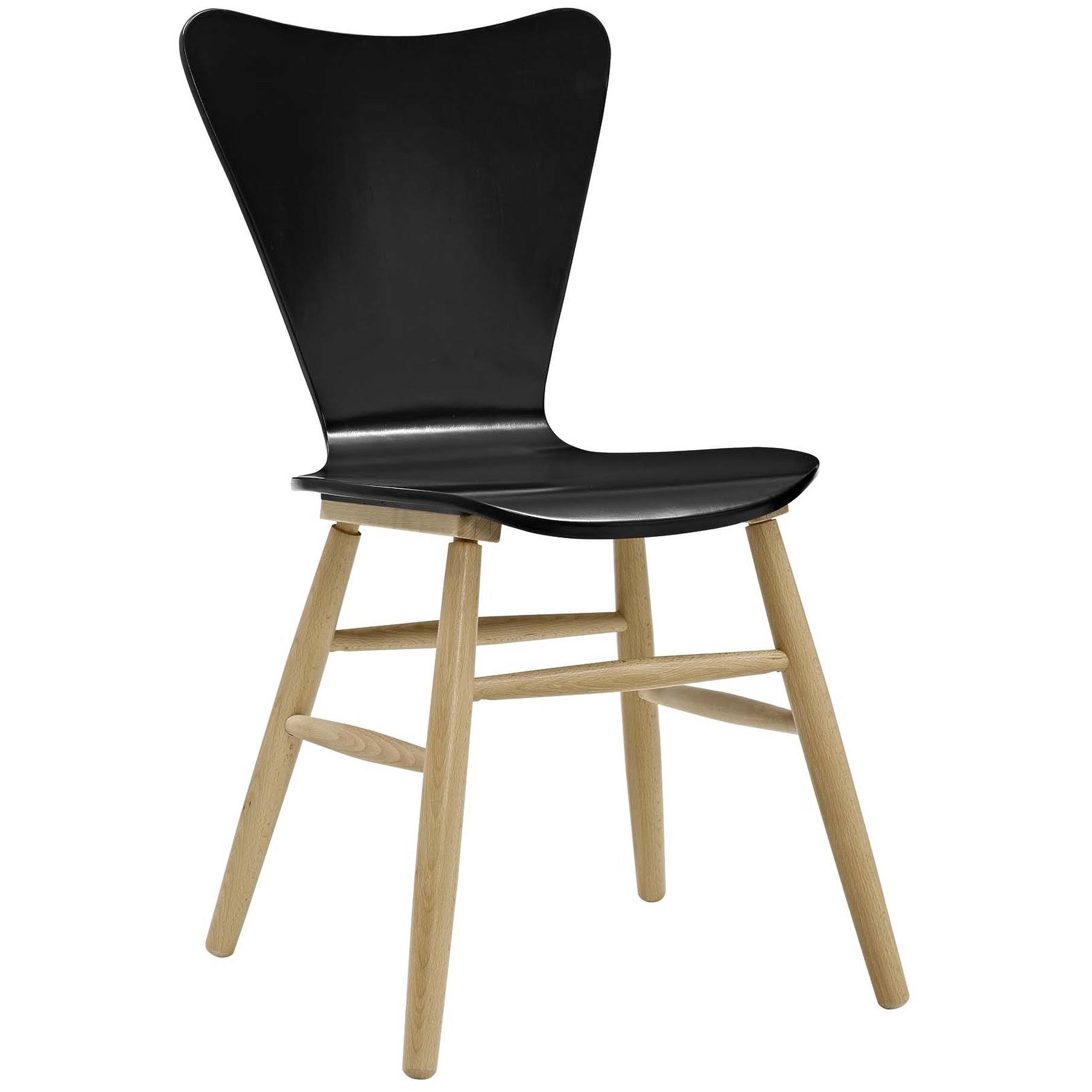 Modway Cascade Dining Chair Set of 2 - Black