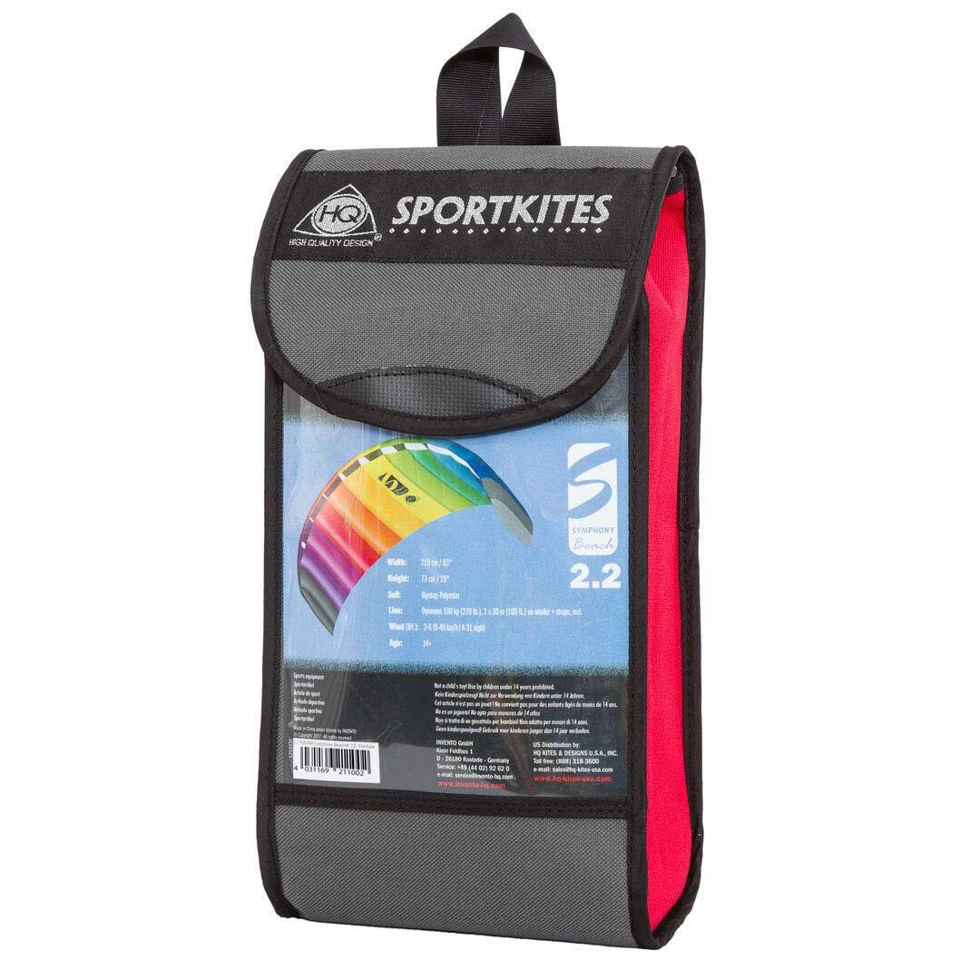 HQ Kites Symphony Beach III 1.3 Stunt Kite 51x22 Dual - Line Sport Kite