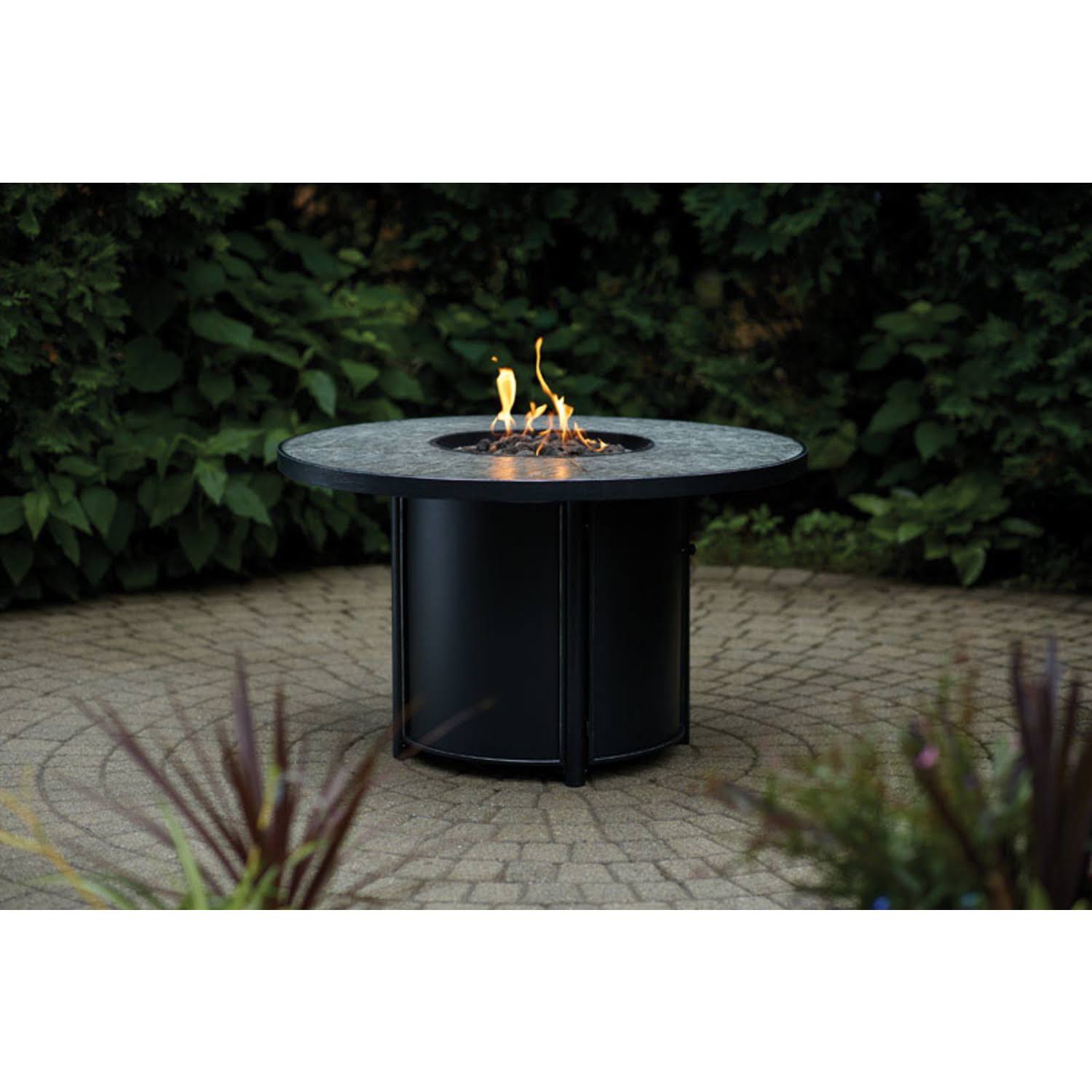 Living Accents Round Propane Fire Pit 25 in. H x 42 in. W x 42 in.