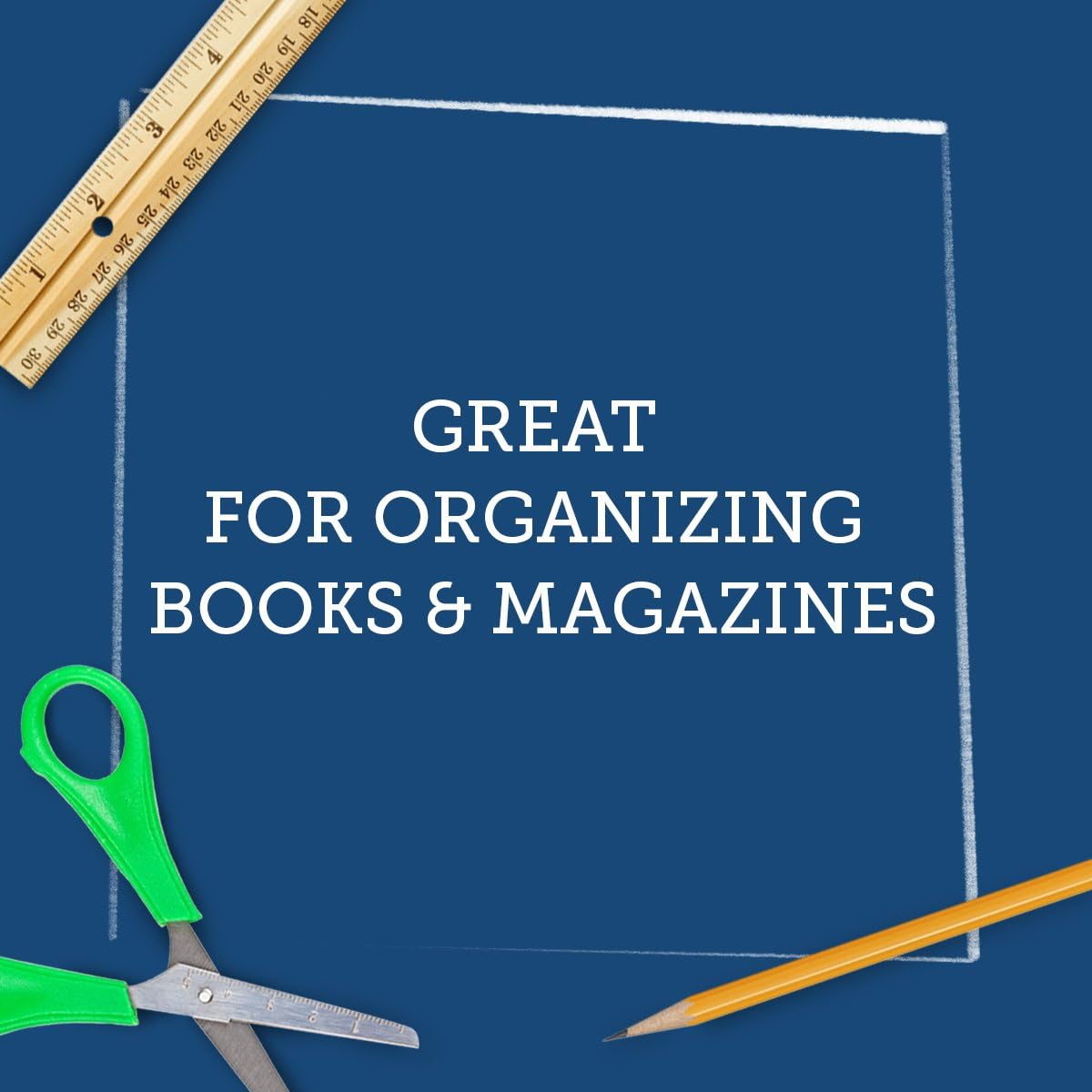 Really Good Stuff Large Plastic Labeled Book and Organizer Bin for Classroom or Home Use – Sturdy Plastic Book Bins in Fun Primary Colors – (Set of 4) Pack of 2