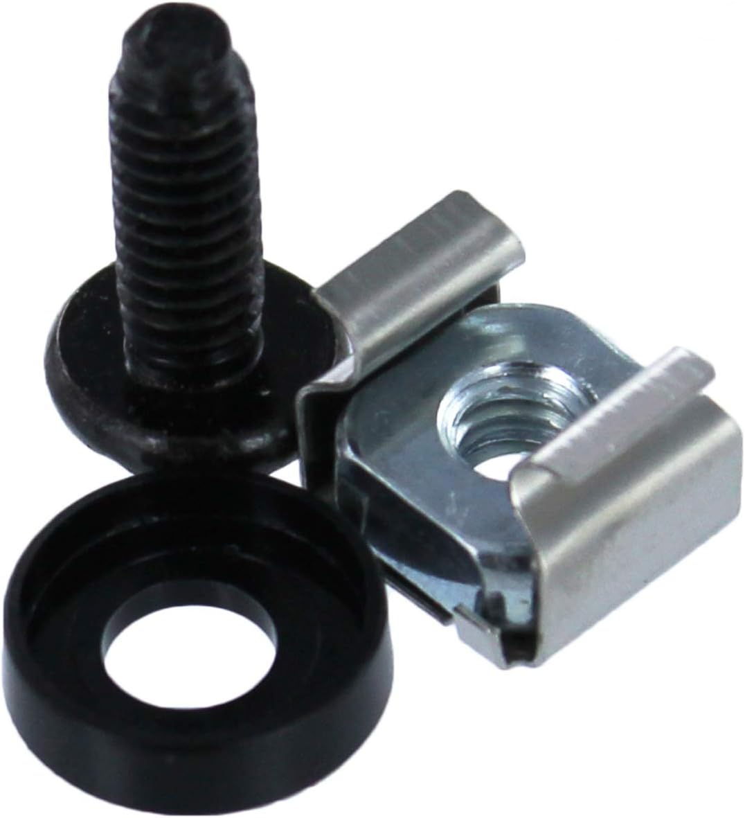 NavePoint M5 Cage Nuts and Screws for Server Shelves Cabinets - 500 Pk Rack Mount