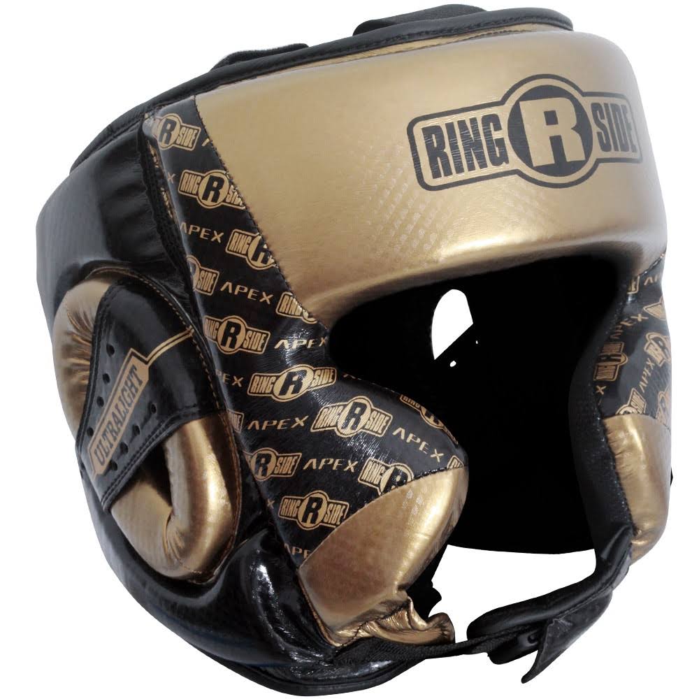 Ringside Apex Training Headgear, Gold / Black, Large / X-Large
