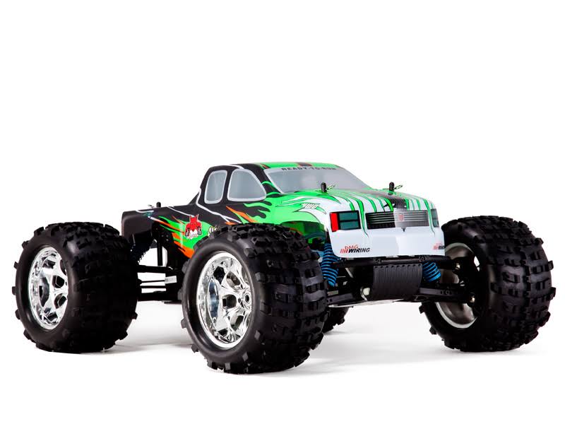Redcat Racing Avalanche XTR Truck 1/8 Scale Nitro (With 2.4GHz Remote Control) - Green/Black