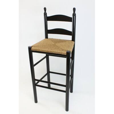 McCowen Bar u0026 Counter Stool August Grove Color: Black, Seat Height: Bar Stool (30x22 Seat Height)