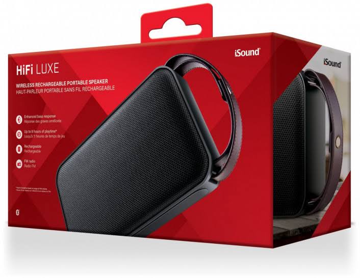 iSound Bluetooth HIFI Luxe Speaker - Black