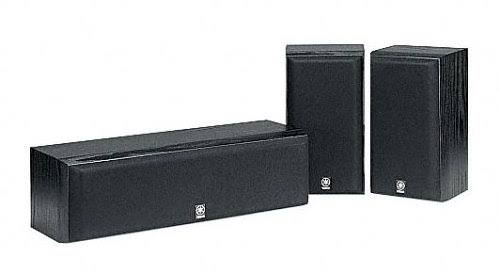 Yamaha NS P 60 Series HT Speaker Set (2 Shelf Speakers and 1 Center Speaker) Black 220 Not for USA