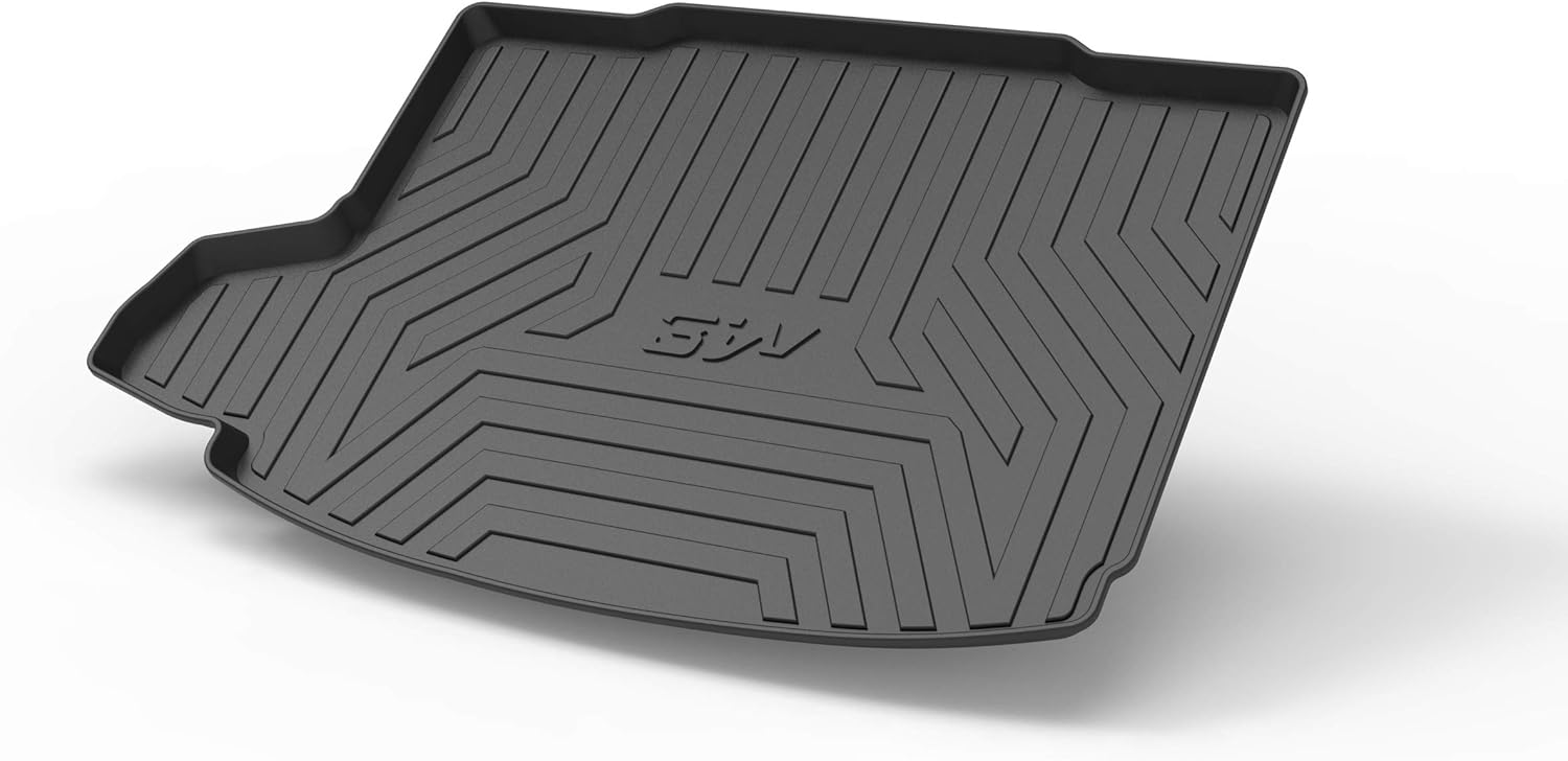 3W Cargo Liner Compatible for Honda CR-V 2017-2021 Without SUB-WOOFER All Weather Custom Fit Trunk Liner for Honda CRV Heavy Duty Trunk Mat Behind 2nd Row, Black(NOT for Touring)