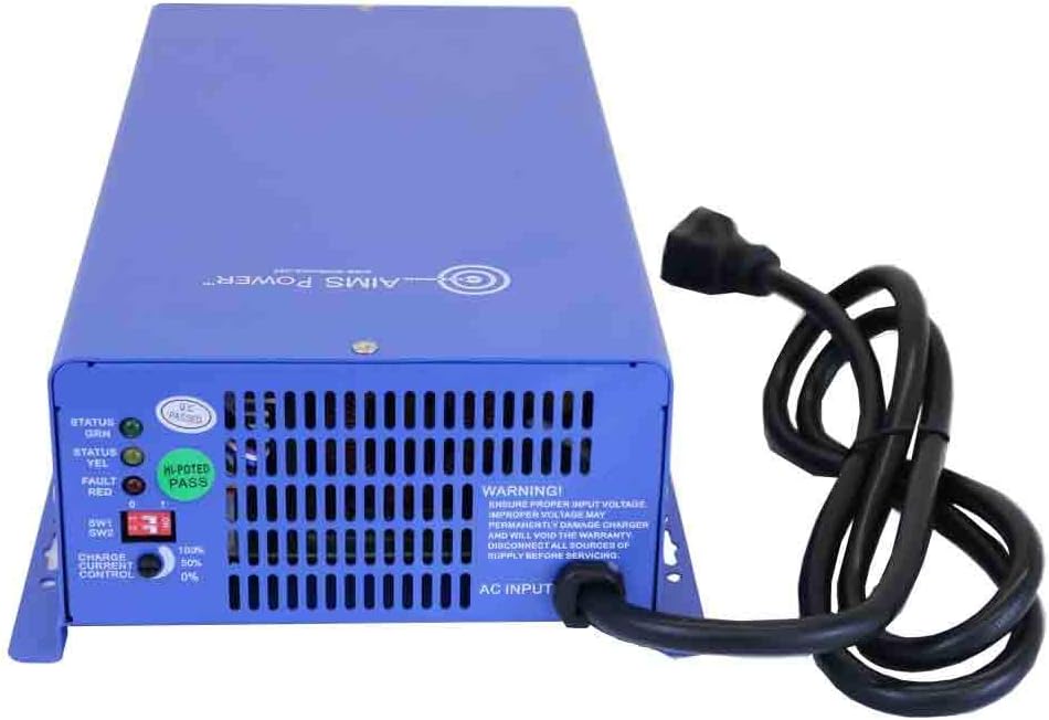 AIMS Power CON120AC3648VDC AC Converter & Battery Smart Charger 36V or 48V 25 amps