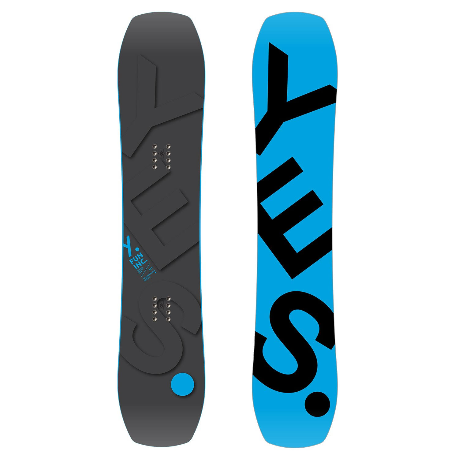 Yes Snowboard - FUNINC Board - 127 - Basic Black