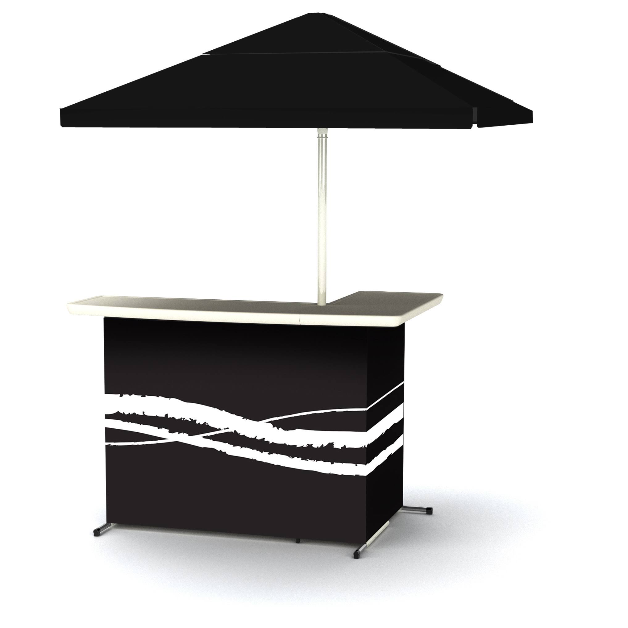 Best of Times Classic Bar Table; Black