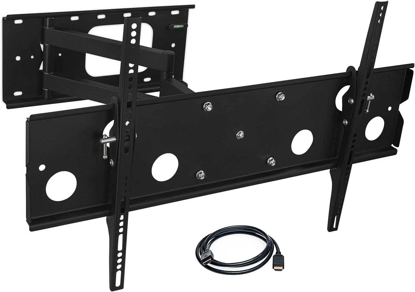 Mount-It! Full Motion Corner TV Wall Mount, Low-Profile Slim Articulating Design For 50, 55, 60, 65, 70, 75 and 80 Inch TVs, 175 Lbs Capacity Pack of 2