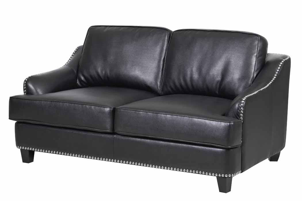 Coaster Layton Loveseat in Black 504842
