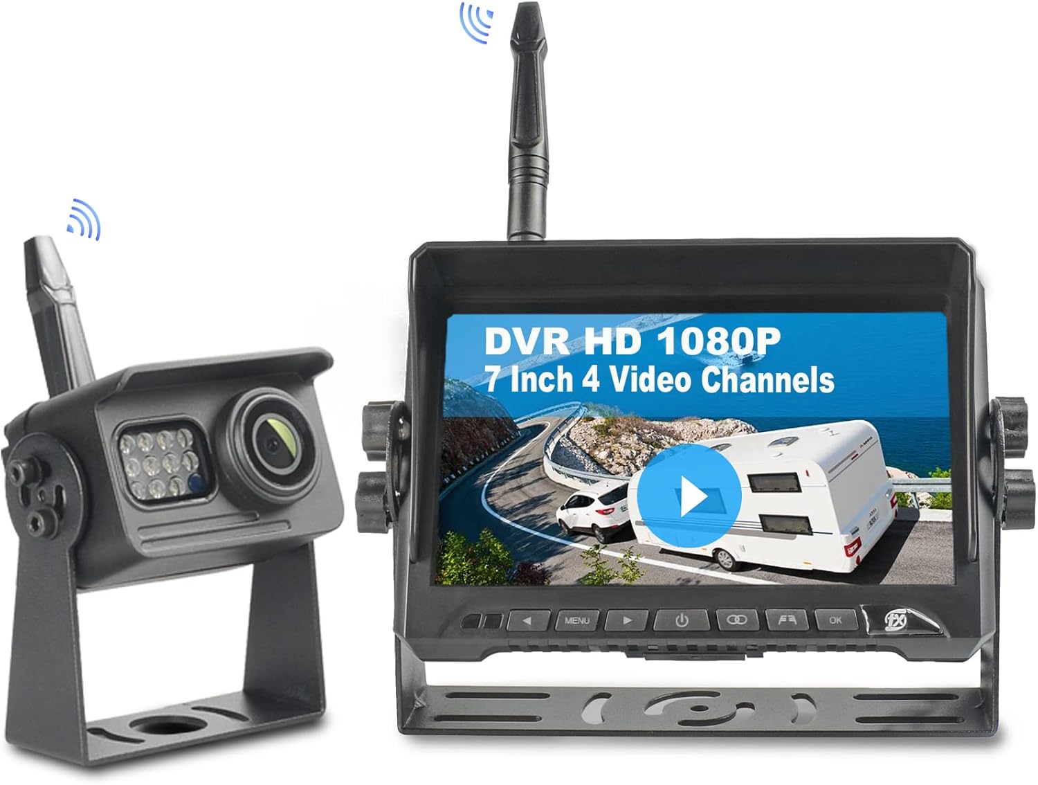 RV Backup Camera Wireless HD 1080P w/ 7