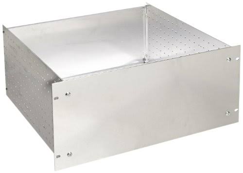 Bud Industries RM-14214 Aluminum Rackmount Chassis 19 Width x 8-3 4 Height 17-3 64 Depth Natural Finish