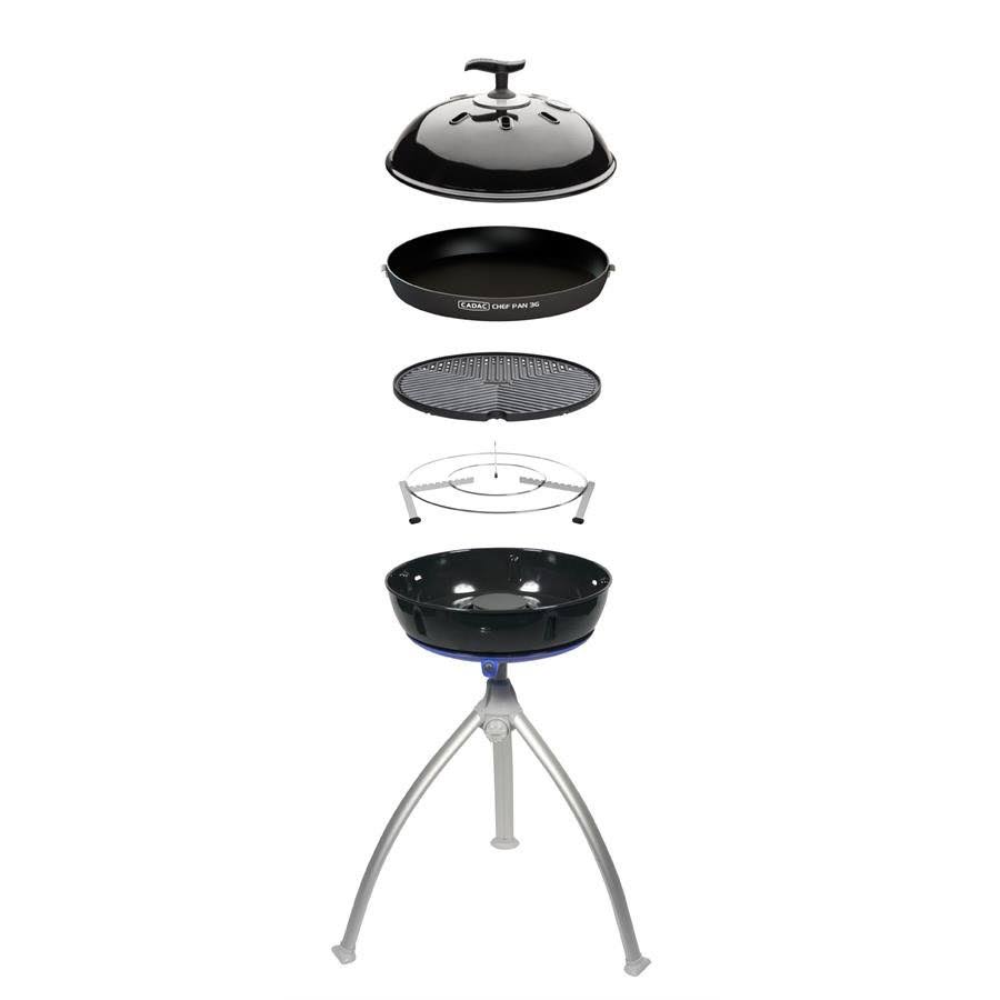 Cadac Grillo Chef 2 BBQ-Chef Pan Combo