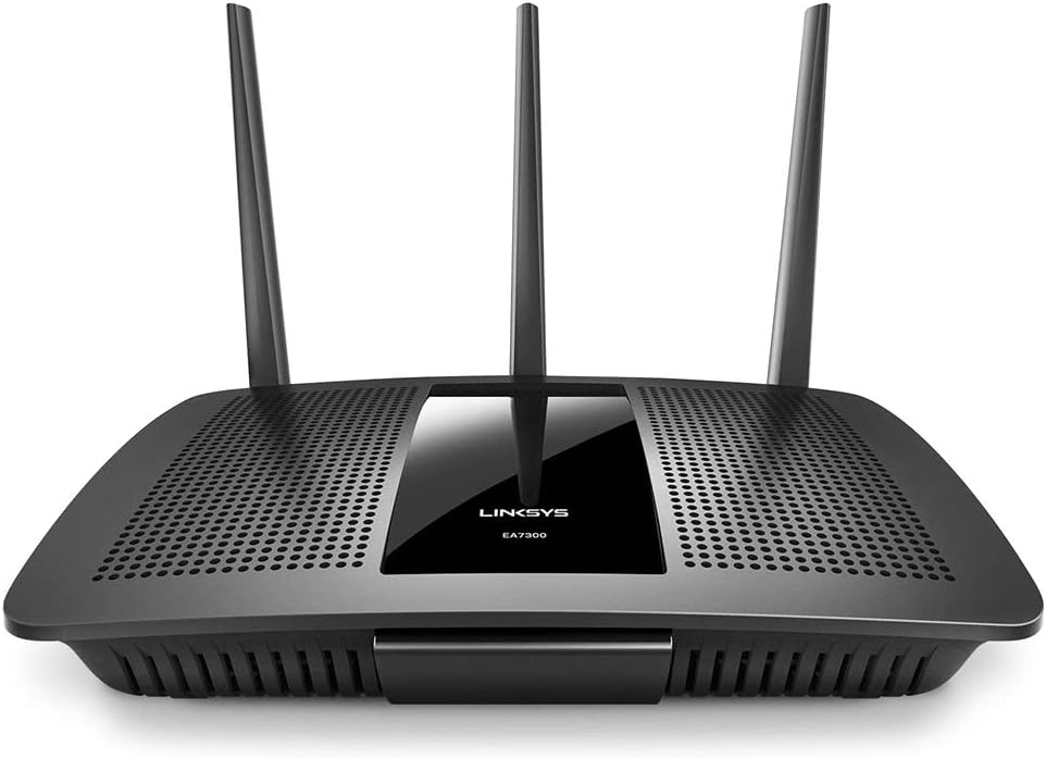 Linksys EA7500-4B Max-Stream WiFi 5 Router: AC1900, Dual-Band Wireless Home Network, Gaming & Streaming, Gigabit Ethernet, MU-MIMO, 1,500 sq ft Range