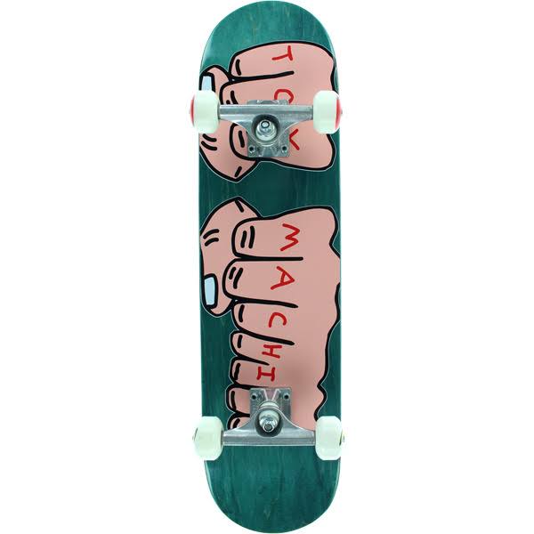 Toy Machine Skateboards Fists Woodgrain Mid Complete Skateboards - 7.37x22 x 29.875x22
