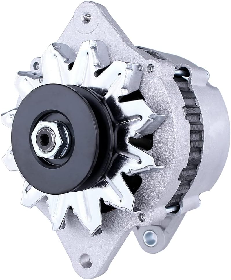 Rareelectrical NEW ALTERNATOR COMPATIBLE WITH KOMATSU COMPACT WHEEL LOADER WA65-3 12 VOLT 80 AMP