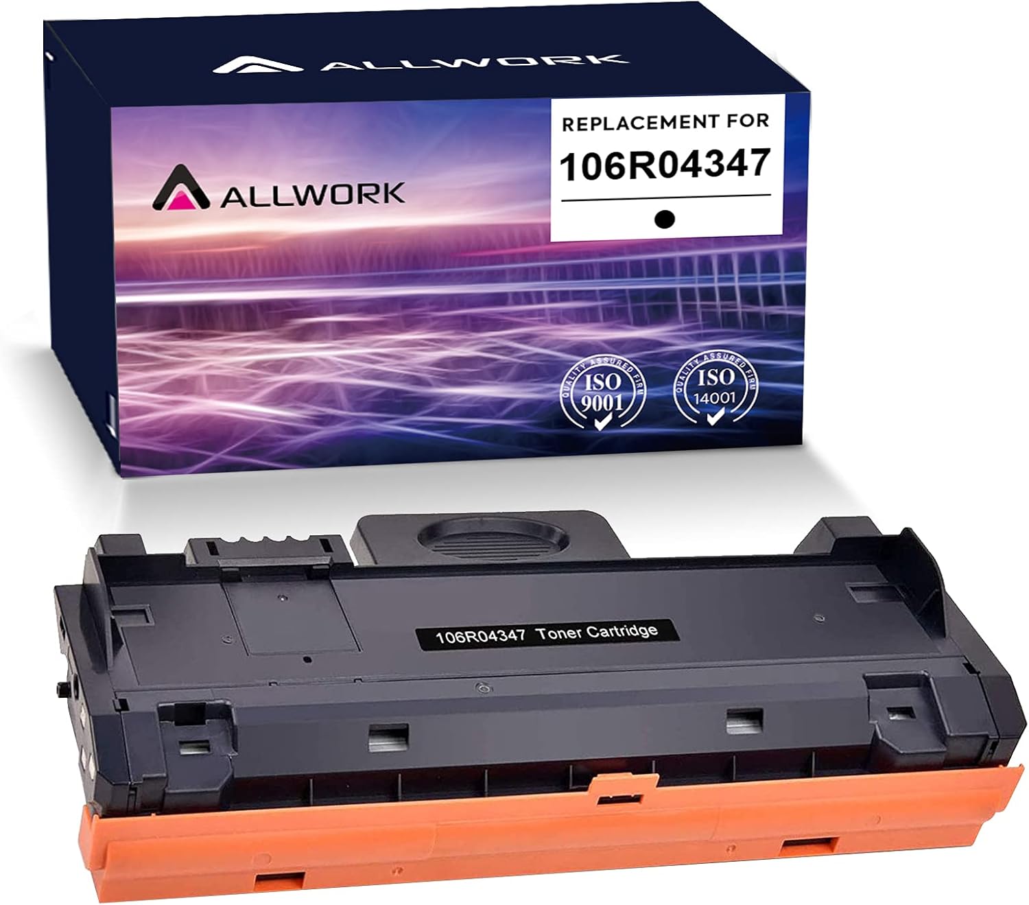ALLWORK Compatible Xerox B205/ B210/ B215 Toner Cartridge Replacement for 106R04347 106R04346 High Yield 3,000 Pages use for Xerox B205NI B210DNI B215DNI Printer (Black, 1-Pack) Pack of 2