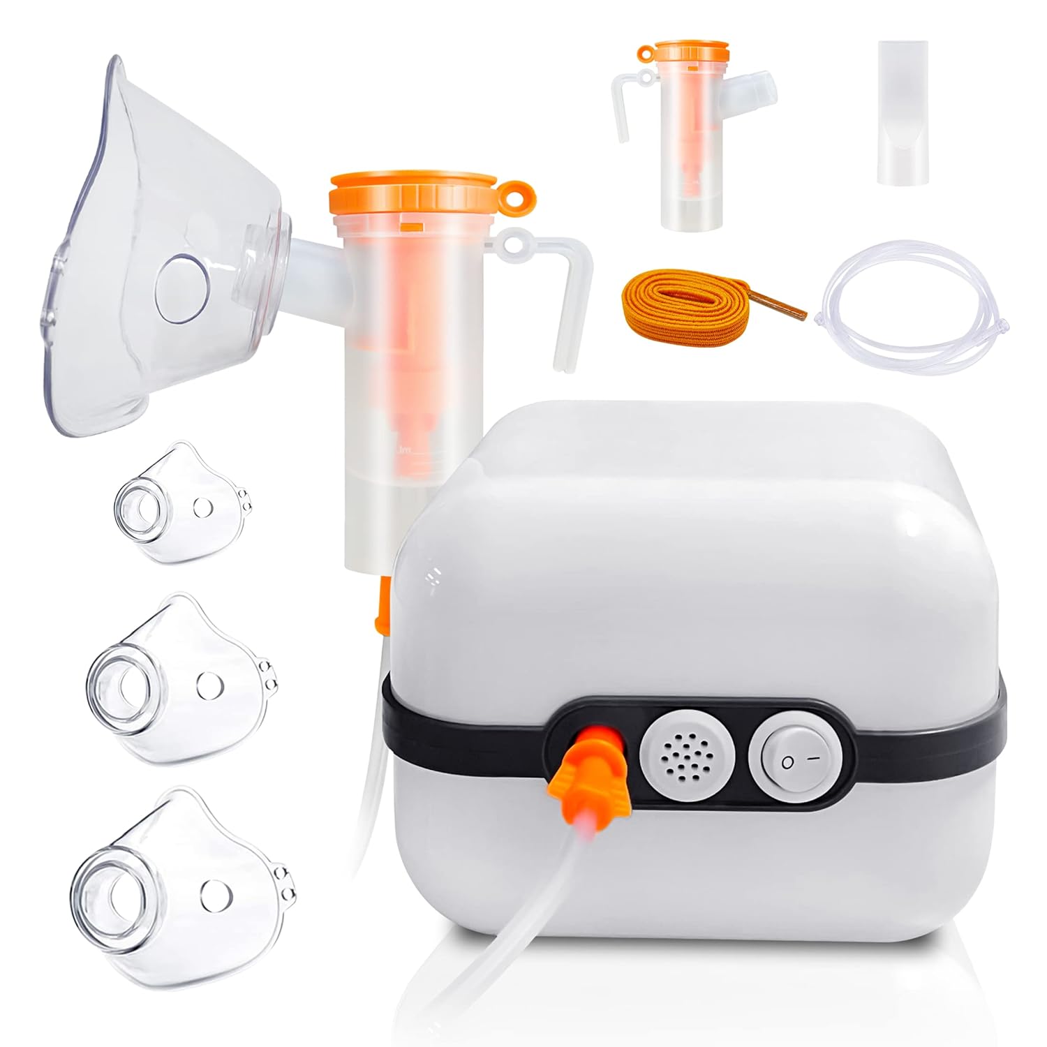 Nebulizer Machine for Kid and Adult, Nebulizer Machine with 1 Set Accessory, Jet Nebulizers Personal Steam Inhaler Cool Mist Compressor System for Kids Adults
