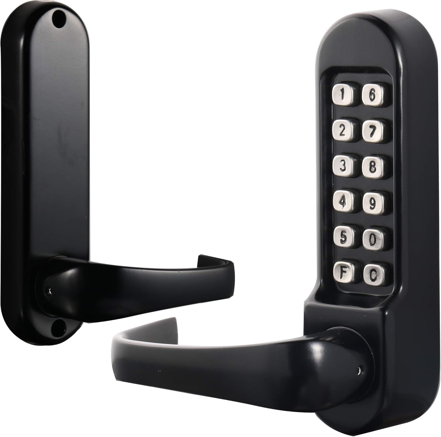 Mutex MX500 Mechanical Push Button Keypad Lock, 2 3/8