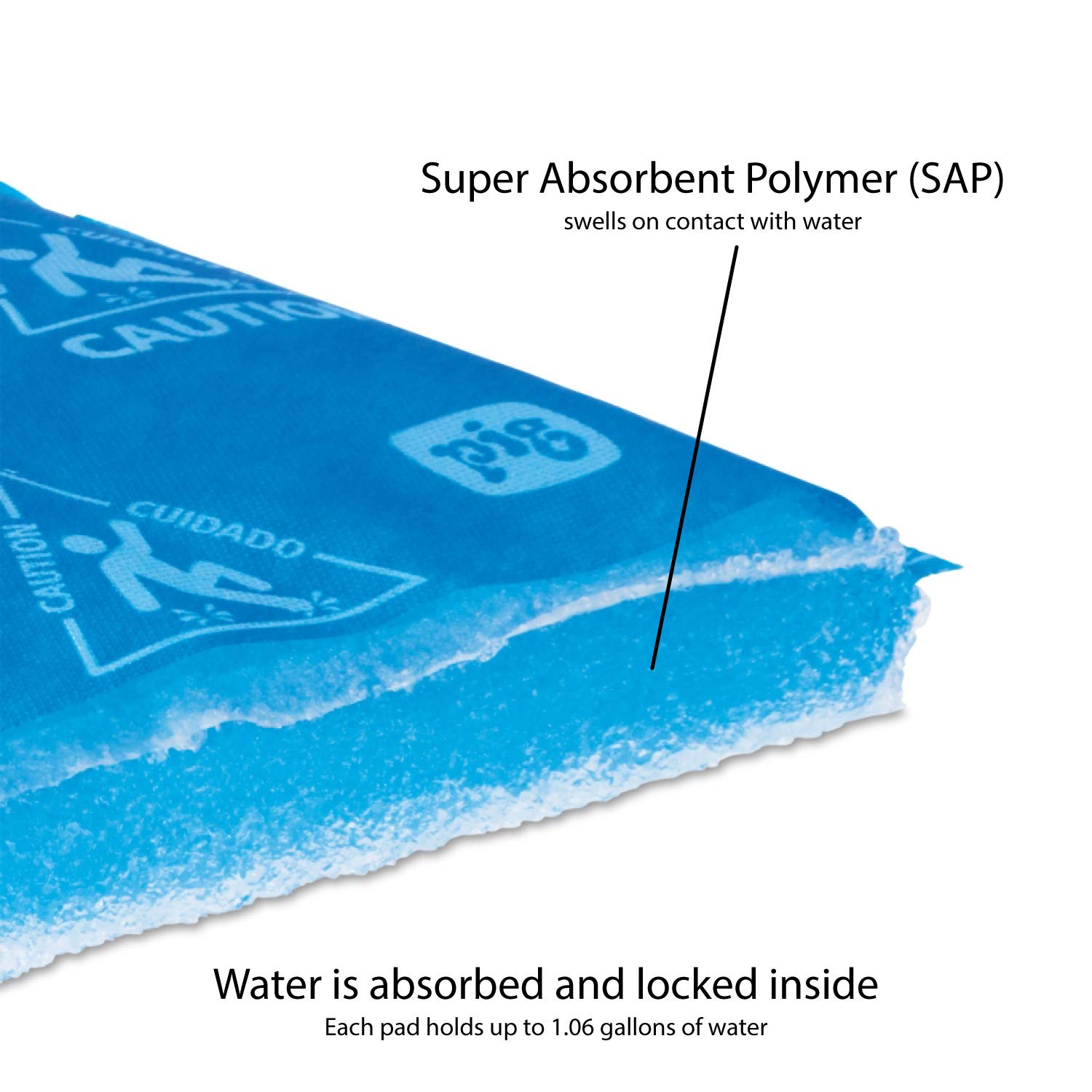 PIG Home Solutions Super Water Absorbent Pad - 10 Pack - 14