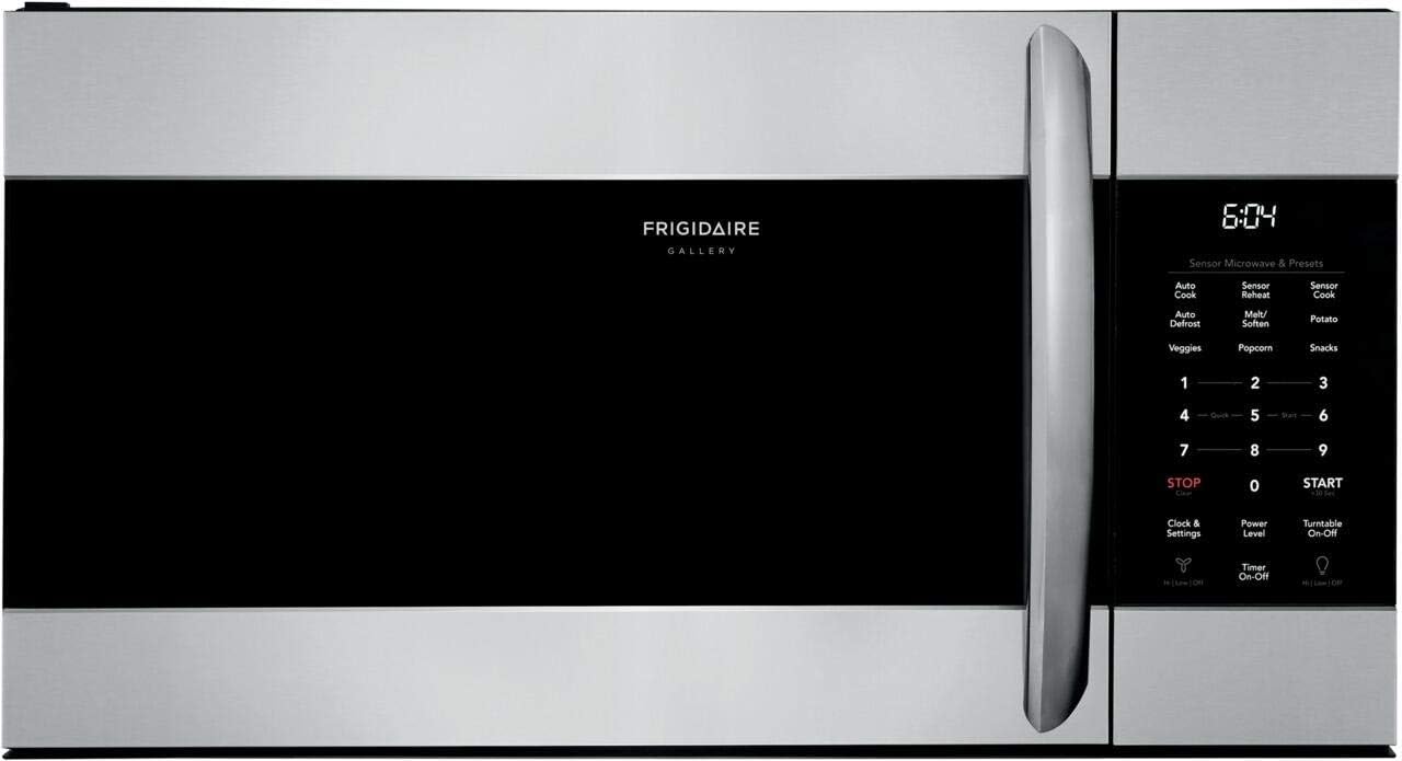 FRIGIDAIRE FGMV17WNVF Over The Range Microwave Oven with 1.7 cu. ft. Capacity, in SmudgeProof Stainless Steel