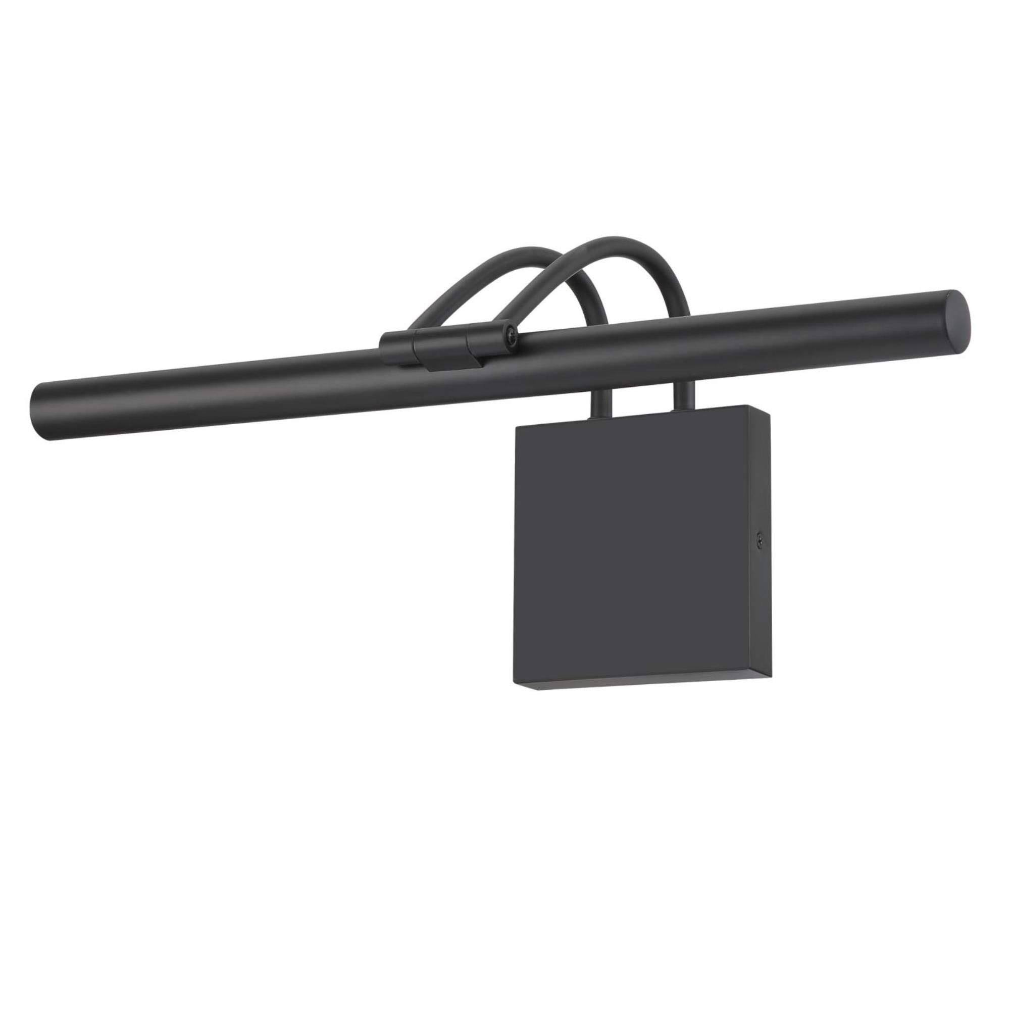 Westinghouse Lighting 7501600 17 inch, 15 Watt Hardwire Adjustable Dimmable LED Picture Light, Matte Black Finish, 3000K