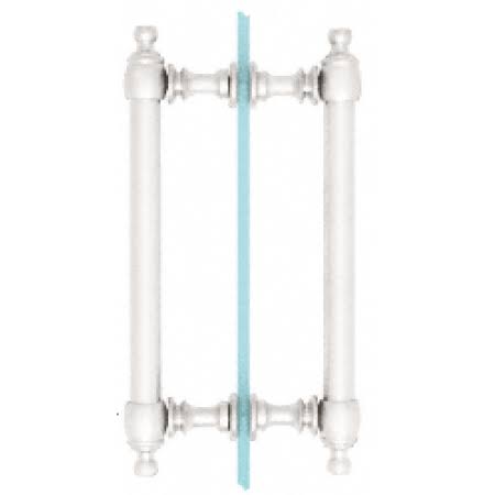 CRL White 8 inch Colonial Style Back-to-Back Pull Handles C0L8X8W
