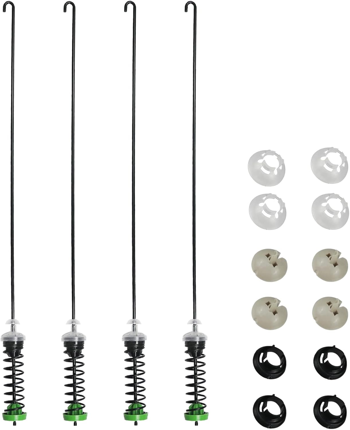 CAVARI W11130362 Washer Suspension Rod Kit Compatible with Whirlpool May-tag Kenmore Washing Machines Replaces WTW5000DW0 WTW5000DW1 MVWC565FW0 11022352510 AP6262443 PS11703290-4 Pack