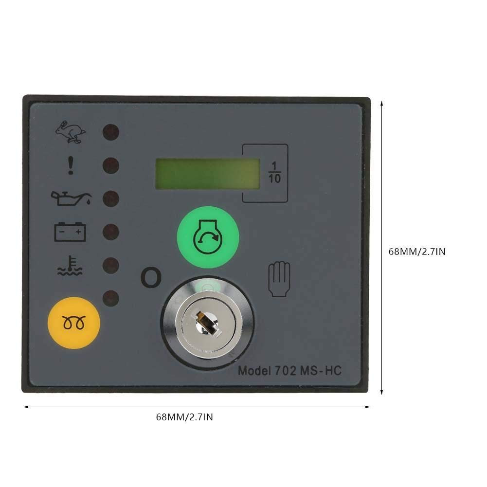 Generator Controller DSE702MS Generator Control Panel Generator Controller Manual Start and Stop Module Pack of 2