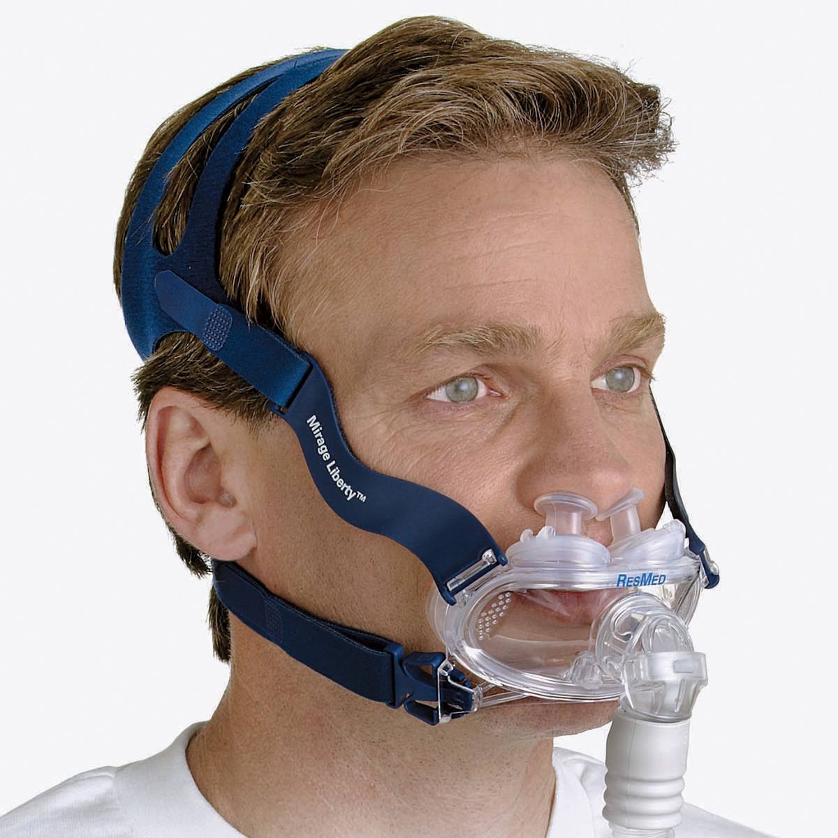 ResMed Mirage Liberty Full Face CPAP Mask + Headgear, Small
