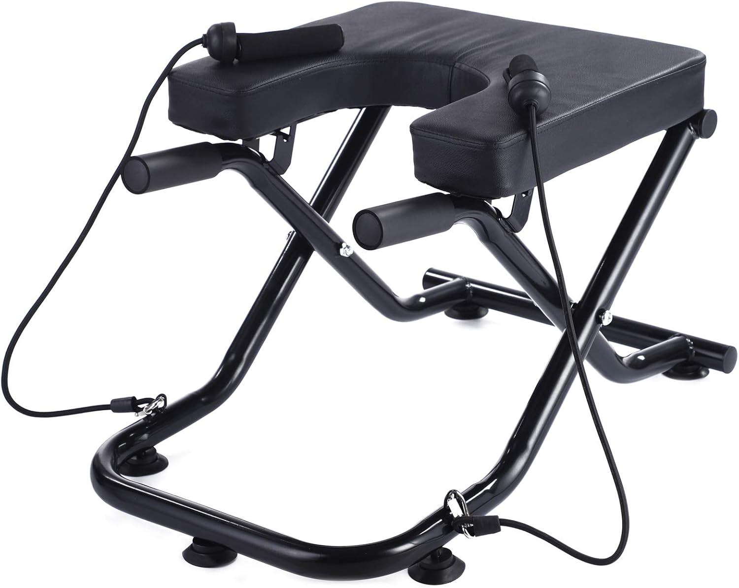 WV WONDER VIEW Yoga Inversion Bench, Yoga Headstand Bench with Resistance Band for Practice Head Stand, Shoulderstand for Family and Gym Pack of 2