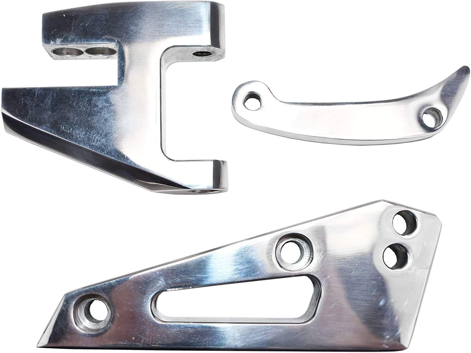 A-Team Performance - 10SI Aluminum Short Water Pump Alternator Bracket - Compatible with Chevrolet Small Block 262 265 267 283 302 305 307 327 350 400