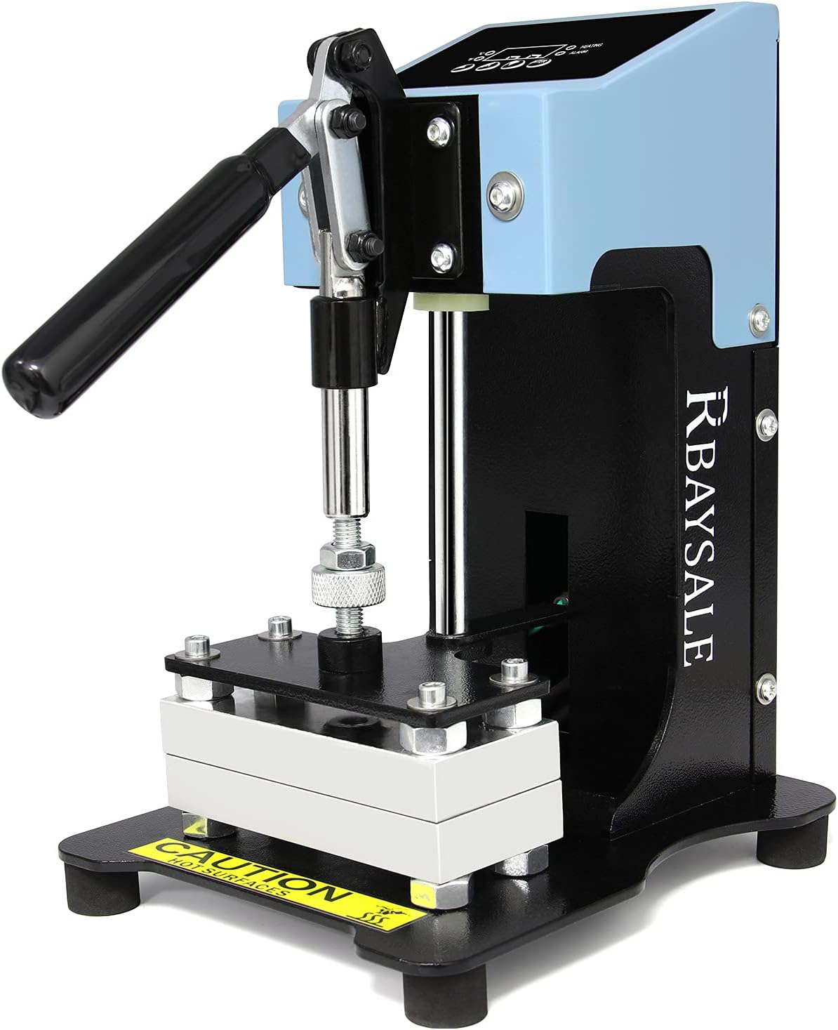 Heat Press Machine, RBAYSALE Portable Heating Press Machine with 2.3 x 5.1inch Dual Heating Plates