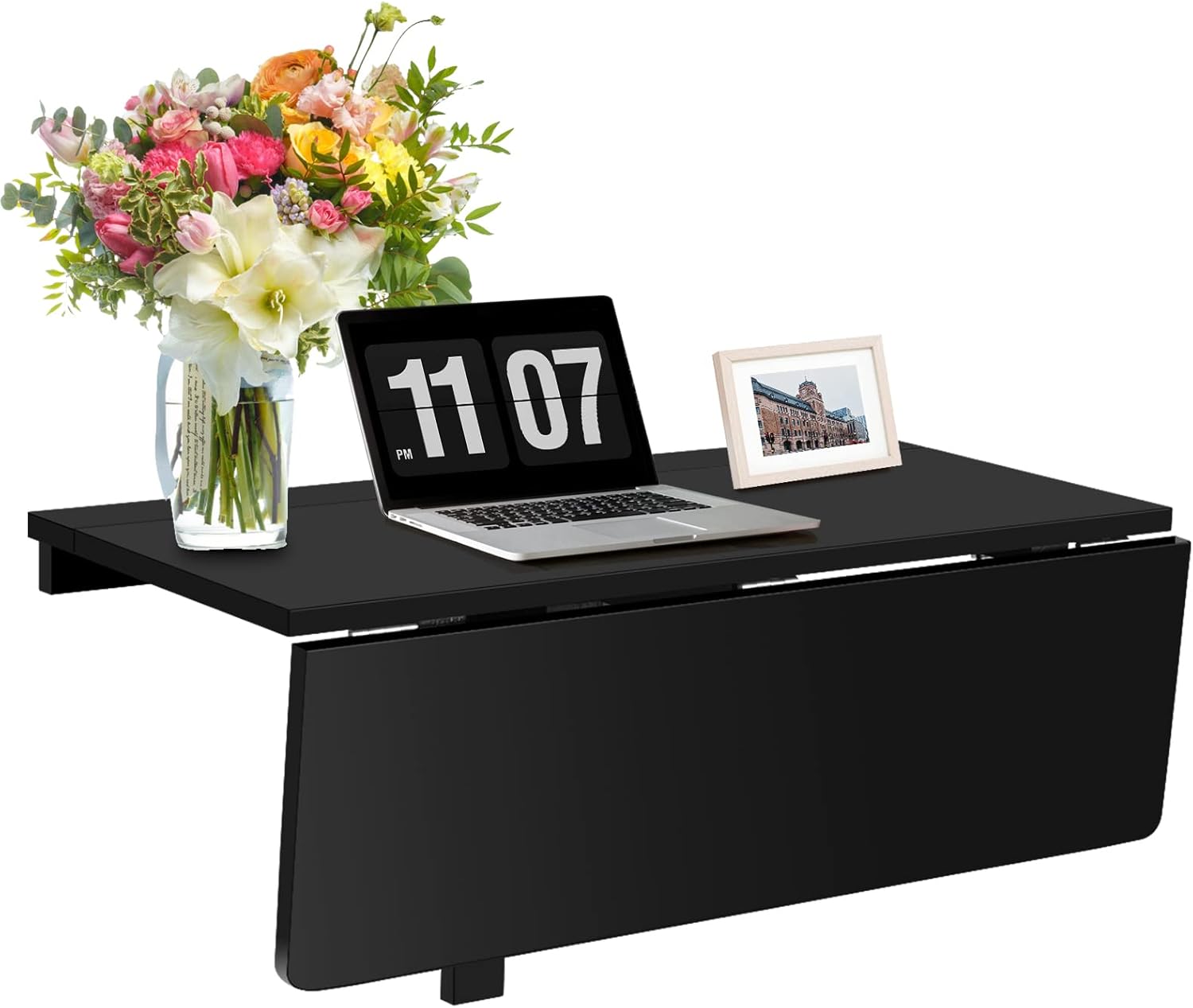 COSTWAY Wall Mounted Folding Table, 31.5