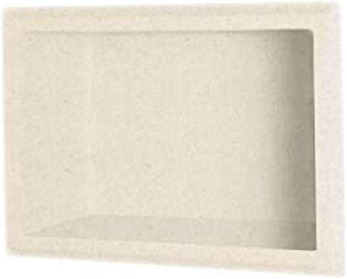 Swanstone AS01075.010 Solid Surface Single Shower Shelf, 4.125