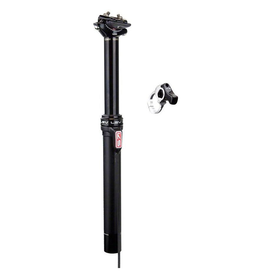 KS Lev Dropper Seatpost - 30.9mm, 125mm, Black
