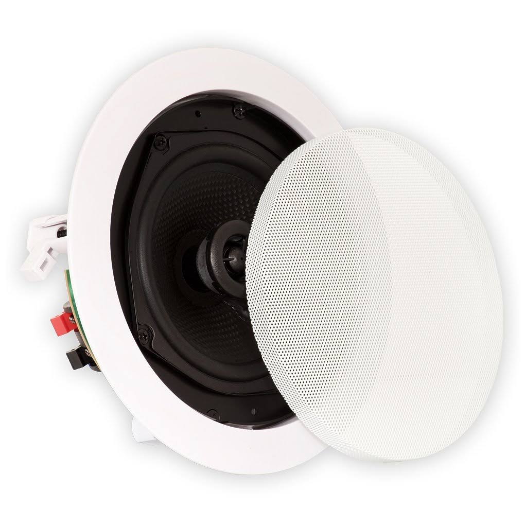 Theater Solutions Ts50c in Ceiling Speakers Surround Sound Home Theater 3 Pair Pack