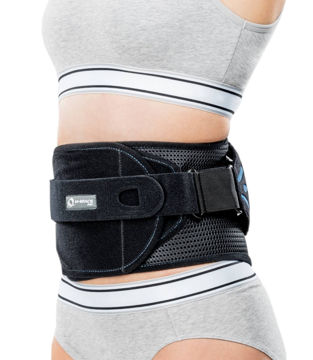 M-Brace V-505 S-M Blue Line Back Support Brace - Small u0026 Medium