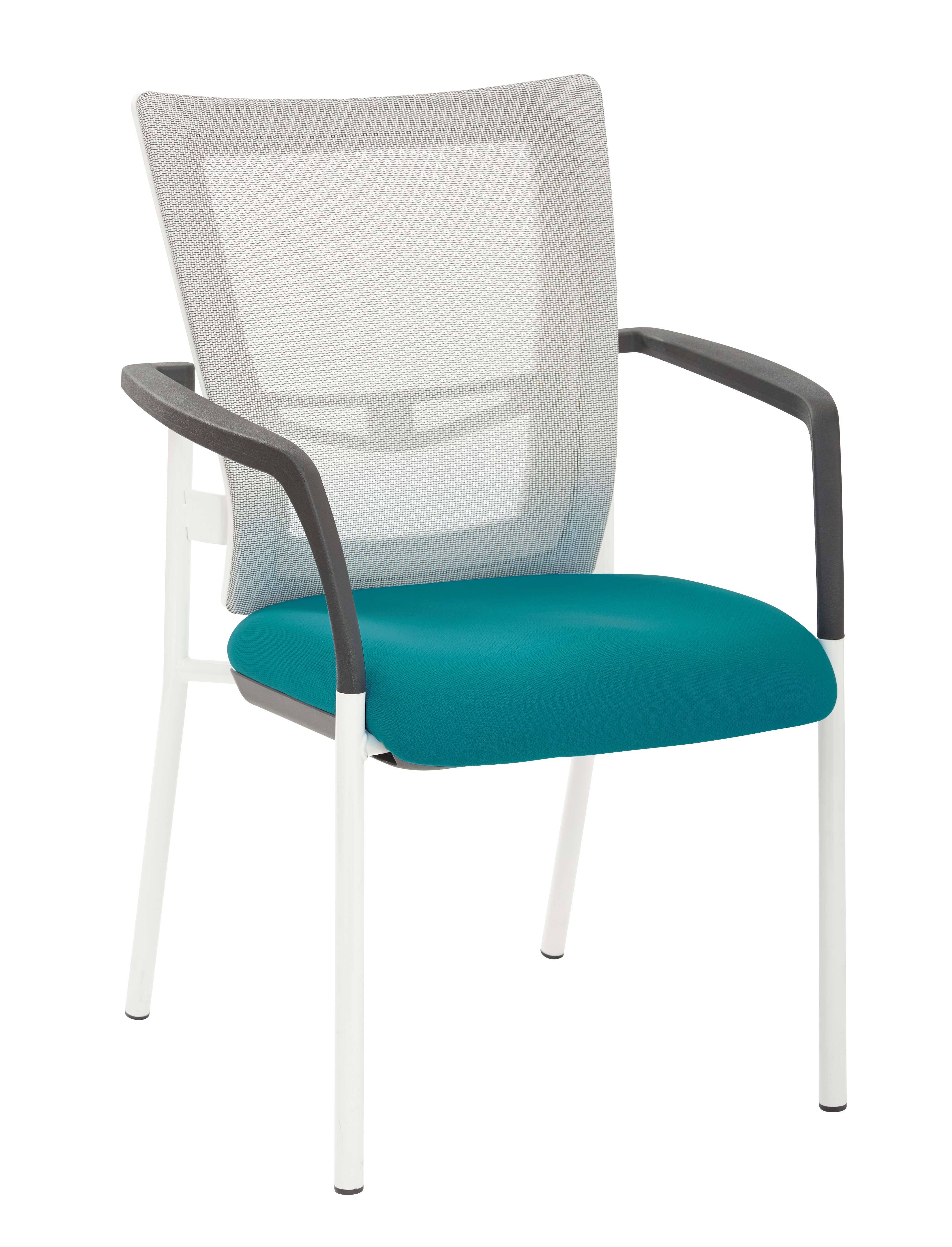 ProGrid Mesh Back Visitors Chair, Blue