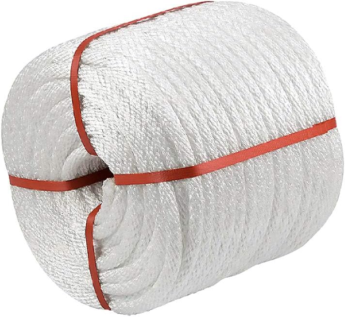 Aoneky Nylon Rope - White Pull Rope Cord (1/2 inch x 50 Ft) Pack of 2