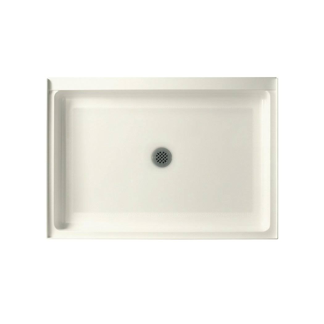 Swan Solid Surface 42-in x 34-in Shower Base in Bisque