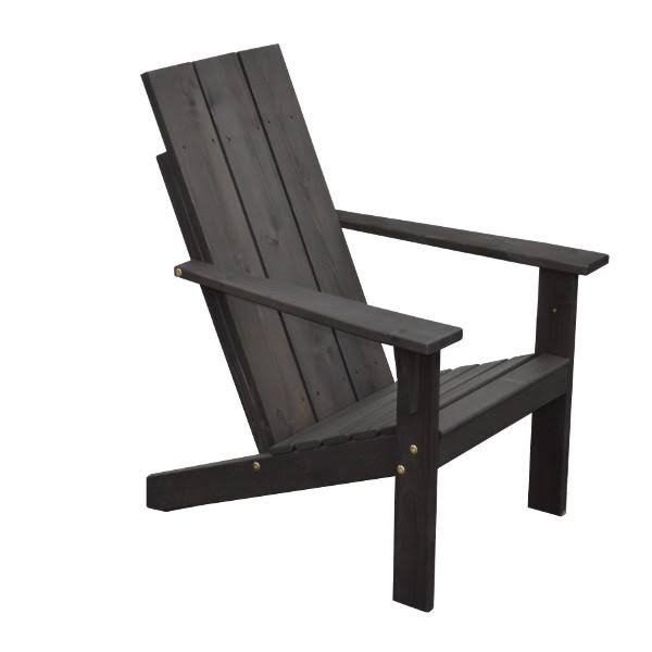 Western Red Cedar Modern Adirondack Chair Oak Stain