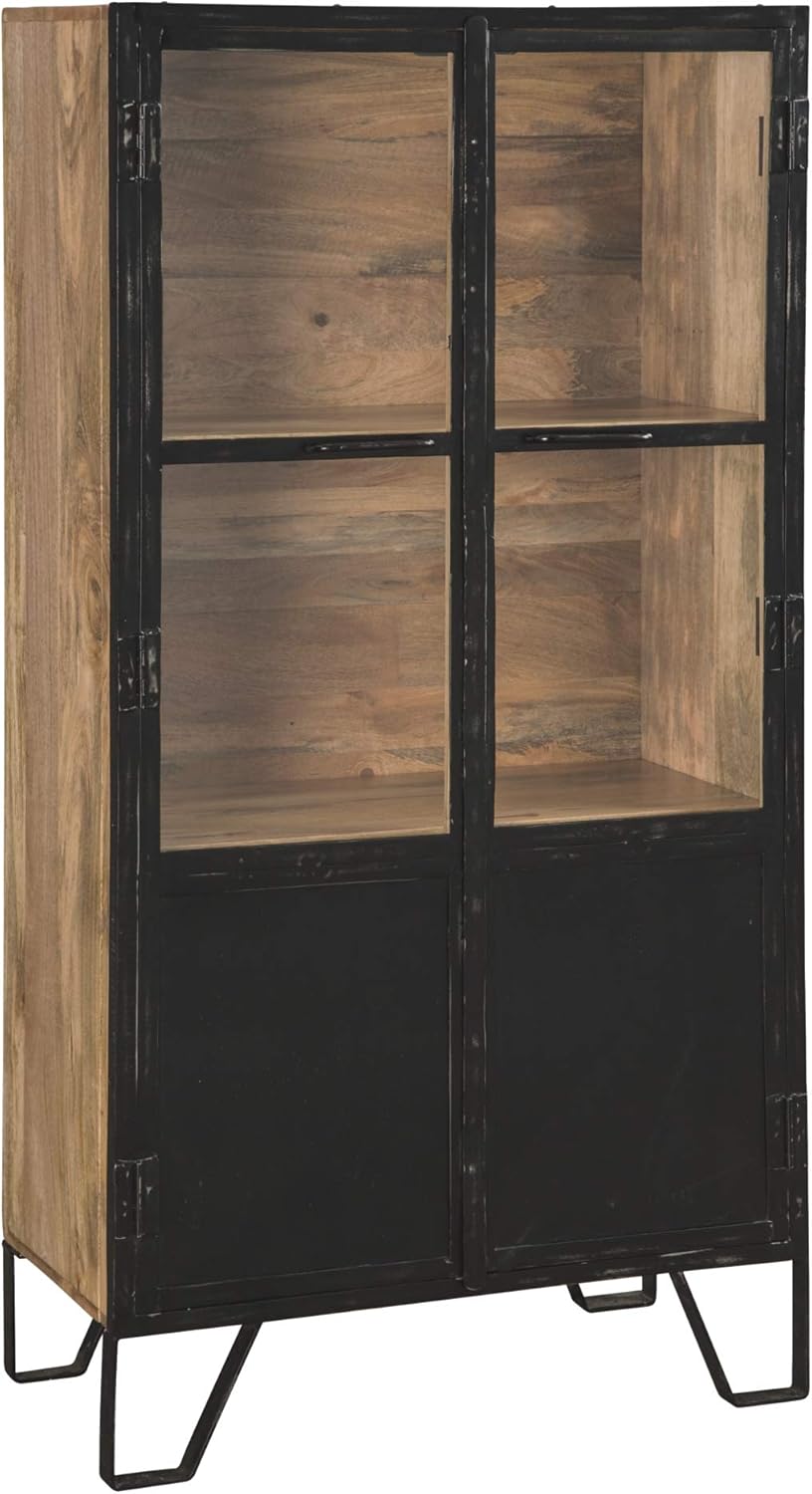 Signature Design by Ashley - Gabinwell Accent Cabinet - Black/Brown