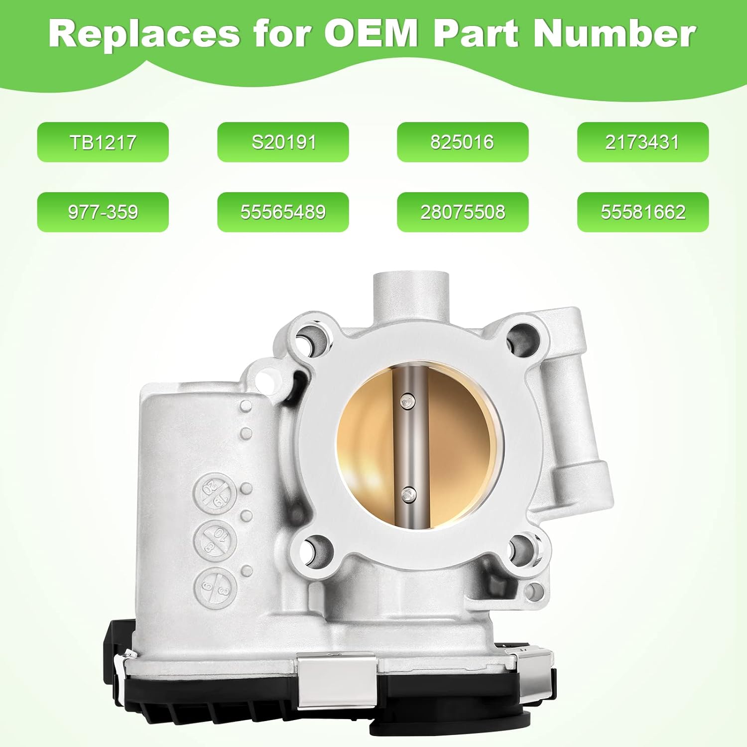 NOTUDE Electric Throttle Body Assembly New Automotive Fit 2011-2015 for Cruze| 2016 for Cruze Limited Replace # TB1217/S20191