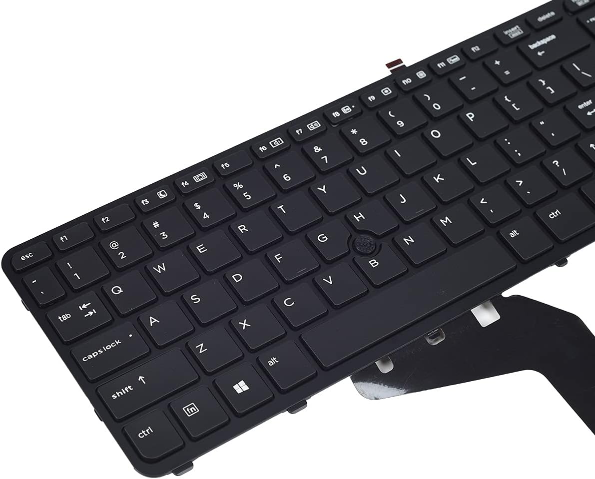 Replacement Keyboard for HP ZBOOK 15 G1 G2, HP ZBOOK 17 G1 G2 Laptop with Backlit with Pointer US Layout P/N: 733688-001 Pack of 2
