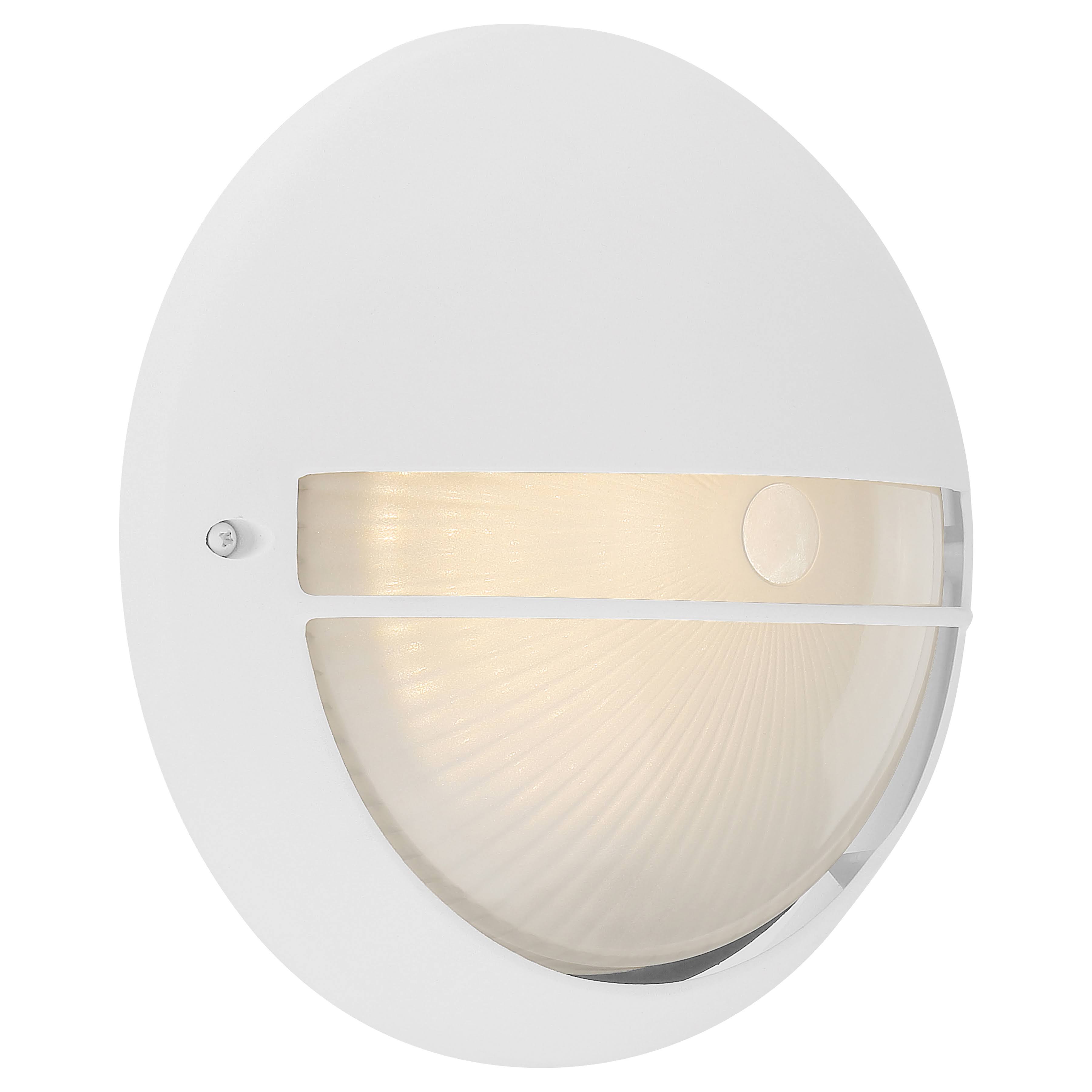 Access Lighting 20260LEDDMG-WH/OPL Clifton White Outdoor LED Bulkhead