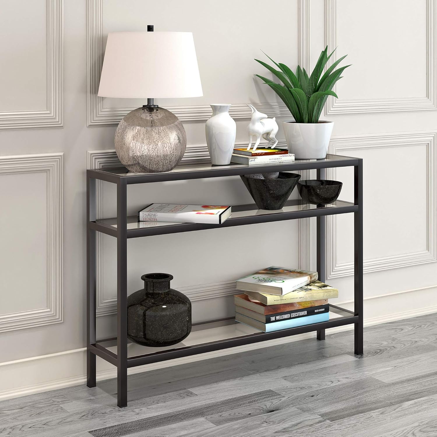 Accent Table in Blackened Bronze Finish Model AT0106
